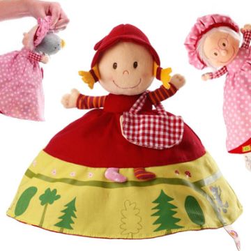 Rotkäppchen, Handpuppe 3 in 1