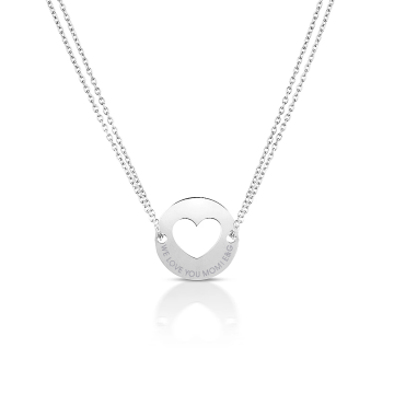 Personalisierte Mutterkette, Halskette mit Kindernamen, Mutterschmuck, silber Aaina & Co, Gratis Versand