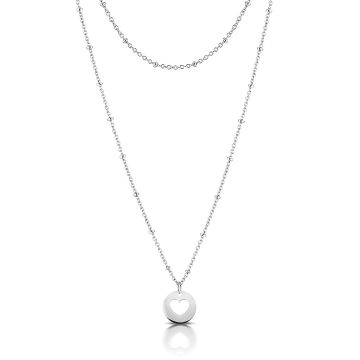 Personalisierte Halskette, Mutterkette mit Kindernamen, Edelstahl-Kugelkette, Mutterschmuck, Aaina & Co, Gratis Versand