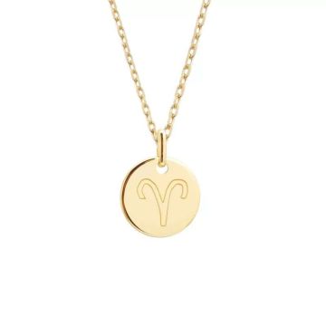 widder anhänger, kinderhalskette mit Gravur