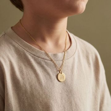 Personalisierte Halskette Sternzeichen Jungfrau