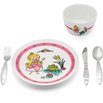 Kindergeschirr-Set Prinzessin 5-teilig