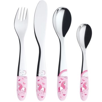 Einhorn Kinderbesteck mit Gravur 4-teilig Puresigns