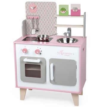 Küche Macaron Gross, für Mädchen von 3 bis 8 Jahre Janod, Gratis Versand