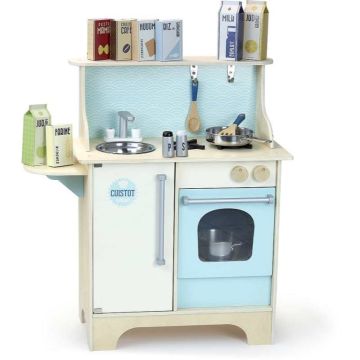Kinderküche aus Holz mit Zubehör