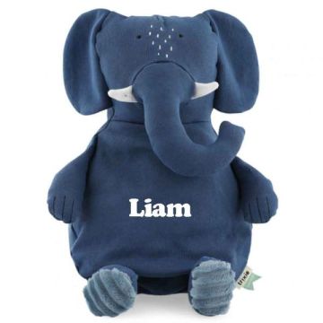 Trixie Plüschtier aus reiner Bio-Baumwolle, nachhaltige Stoffe und 100% recycelt, ab der Geburt, Elefant, 26 cm