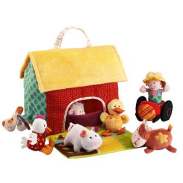 Der Bauernhof und seine Tiere, Weihnachtsgeschenk für Baby ab 6 Monate, Lilliputiens