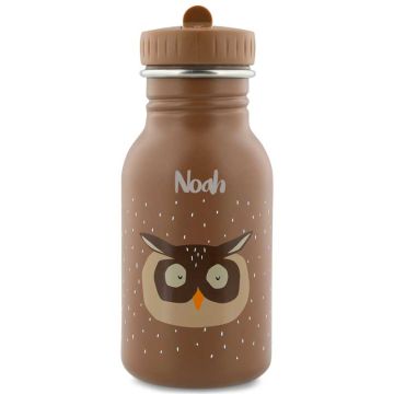 Trixie Baby Trinkflasche für Kinder, mit Vornamen personalisieren, Eule