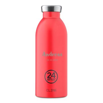 Thermosflasche 0,5L zu personnalisieren, Clima 24 Bottles, Hot Red