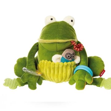 Aktiv-Frosch Plüschtier In der Wiese Sigikid