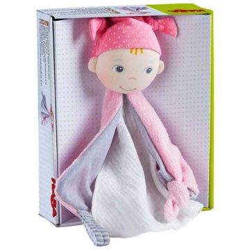 doudou poupée elli de haba à personnaliser avec prénom bébé fille