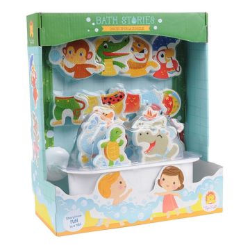 Badenwannenspielzeug Dschungel Bath Stories Tiger Tribe 