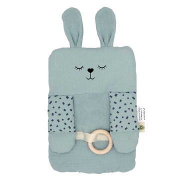 Aktivitätsspielzeug 100% Bio-Baumwollgaze, Bio-Materie, Hase aPunt
