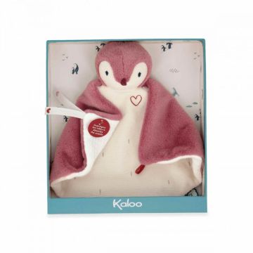 Schmusetuch Kaloo Pinguin Rosa zu personalisieren