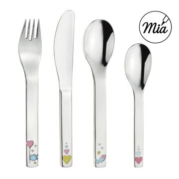 Besteck Puresigns Cora, für Mädchen, Besteck mit Gravur
