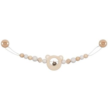 Goki Kinderwagenkette aus Holz mit Clips