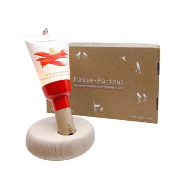 Nomadenlampe für Kinder, der kleine Prinz im Flugzeug