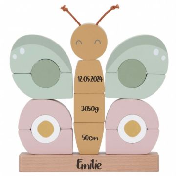 Schmetterling Holzspielzeug zum Stapeln von Little Dutch, zum Selbstgestalten