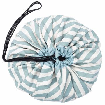 Spielsack Kinder Stripes green Baumwolle, Ø 140 cm, Play & Go