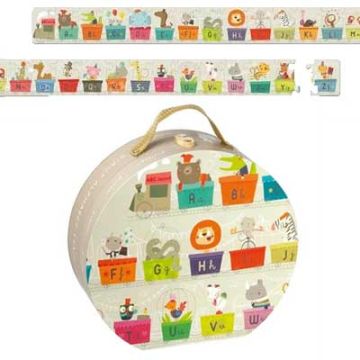 Puzzle Köfferchen Alphabet Bahn