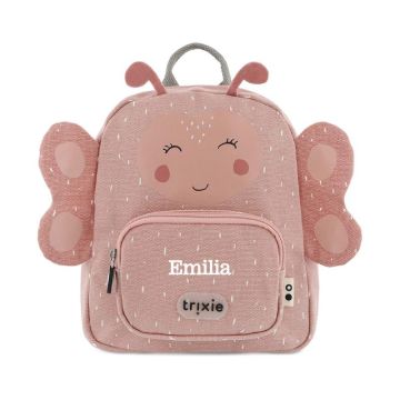 Kinderrucksack Schmetterling rosa zum Personalisieren mit Mädchennamen