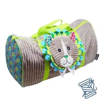 Wickeltasche oder Kinder Sport Sack, Löwe Les Déglingos