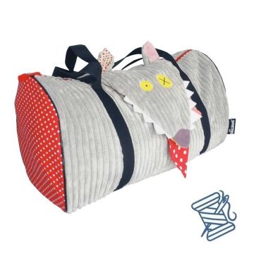 Wickeltasche oder Kinder Sport Sack, Wolf Les Déglingos