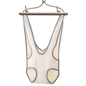 Baby Hopser Zebulette 100% Bio, Türhopser für drinnen und draussen, beige grau