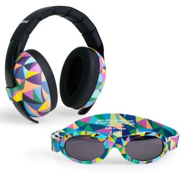 Baby Banz Gehörschutz und Kaleidoscope Brille
