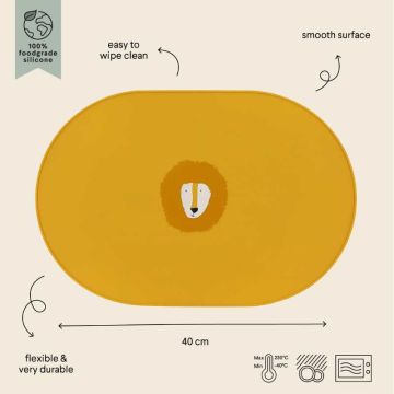 Tischset Löwe mit Namen des Kindes personalisieren
