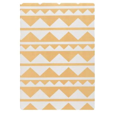 Großer Toddlekind-Wendespielteppich, zum Ausrollen für Baby und Kind, ungiftig, Sahara Sun