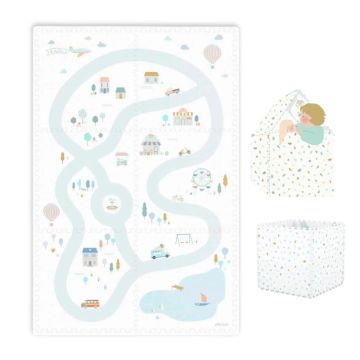 tapis de jeu village