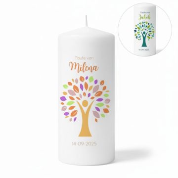 Taufkerze Baum des Lebens