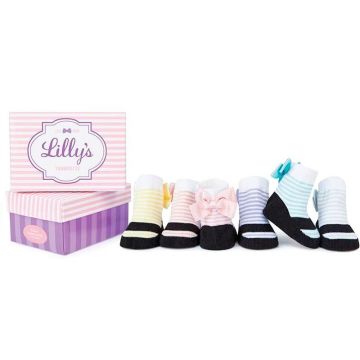 Babysocken Mädchen Lilly's Geschenkidee zur Geburt Baby Girl Trumpette