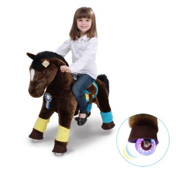 Twilight Premium Modell mit Zubehör, Ponycycle Medium mit Rollen für Junge und Mädchen von 4 bis 9 Jahre