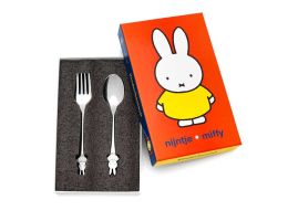 Set aus Löffel und Gabel für Erstklässler, miffy