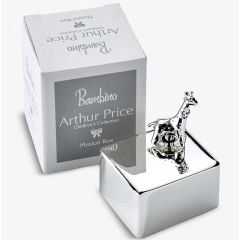 Giraffe Spieluhr mit Silberbeschichtung, Arthur Price