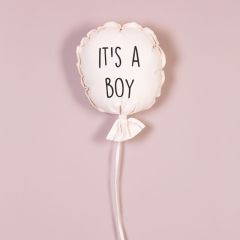 It's A Boy Ballon Baby Zimmer Dekoration, 100% Baumwolle Childhome