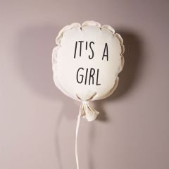 It's A Girl Ballon Baby Zimmer Dekoration, 100% Baumwolle Childhome