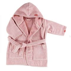 Organic Baby Bademantel Bambam mit Namen, Mädchen Grösse 62/68, Geschenk Geburt