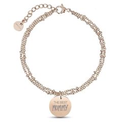 Muttertag Geschenk Kugelkettenarmband zu personalisieren, Roségold, Aaina & Co, Gratis Versand