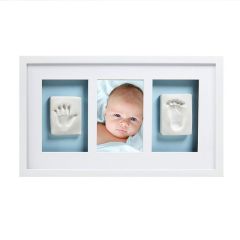 Baby 3D Abdruckset Bilderrahmen weiss Pearhead