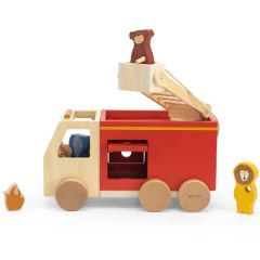 Feuerwehrauto, Holzspielzeug,