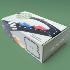 Flexible, langlebige Autobahn 24-teilige Set, Way to Play