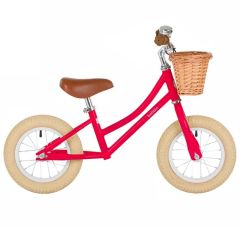 Laufrad Bobbin rot Balance Bike für Mädchen und Junge 12''