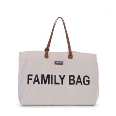 Wickeltasche Family Bag beige, Geschenkidee Muttertag