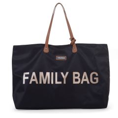 Wickeltasche Family Bag schwarz, Geschenkidee Muttertag