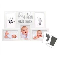 Baby-Erinnerungen, Baby-Foto und Aufdruck Love you to the Moon and back, 100% sicher für Baby, Pearhead