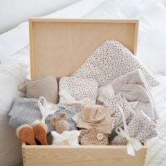 Baby-Geschenkset, 15-teilig, Maylily beige