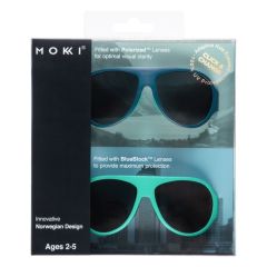 SONNENBRILLE BLAU 2-5 JAHRE CLICK & CHANGE, Marke mokki
